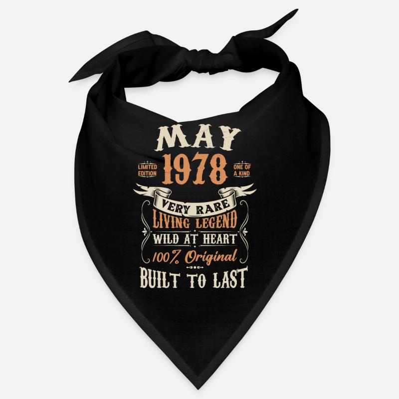 May 1978 Birthday Present Bandana