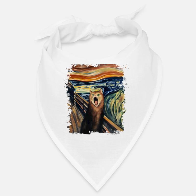 Le Chat Criant Edvard Expressionnisme Munch Bandana