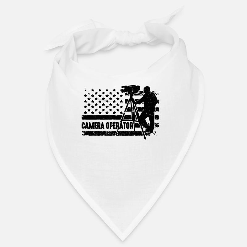 Camera Operator Retro Movie Maker Camera Operators Bandana