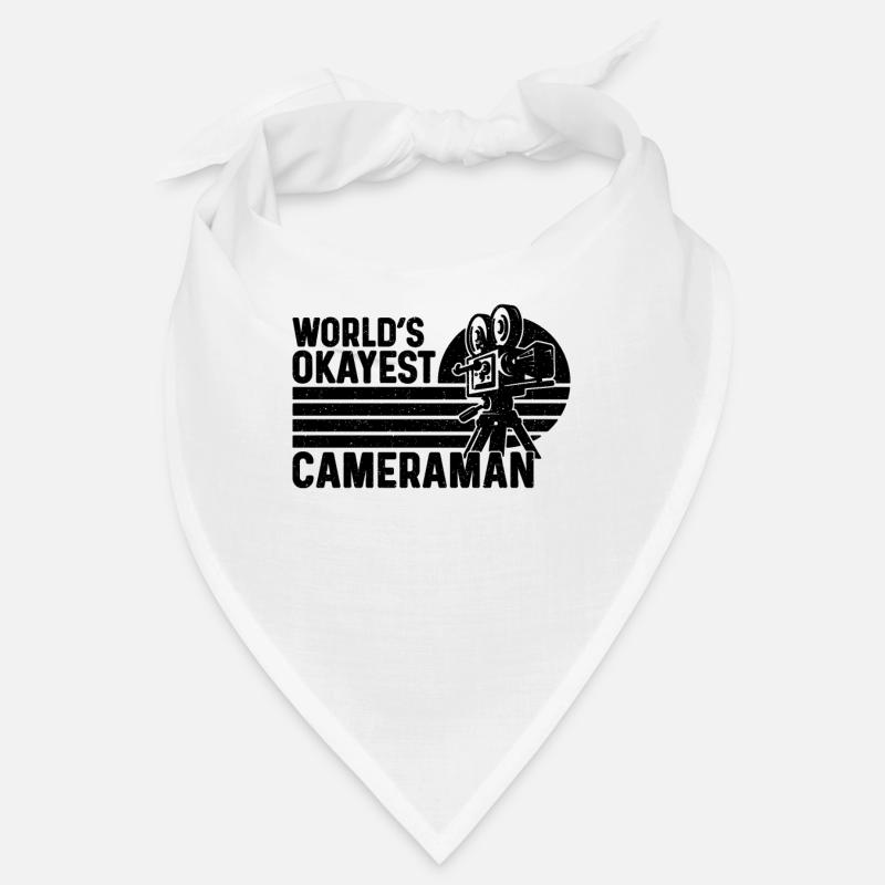 Caméraman le plus correct du monde Opérateurs de caméra rétro Bandana
