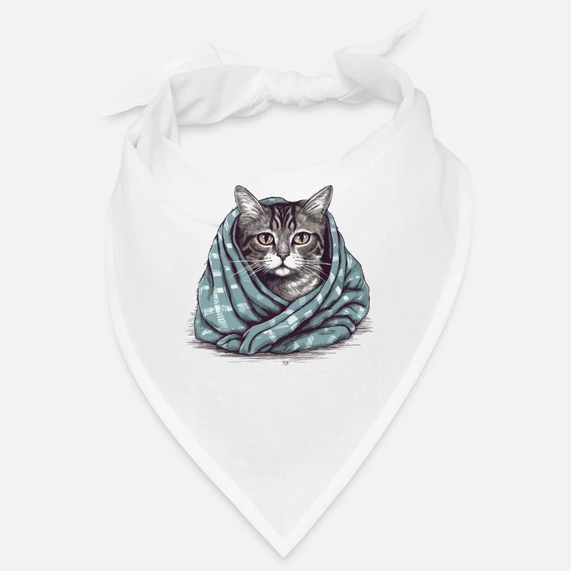 Katze in einer Decke Bandana