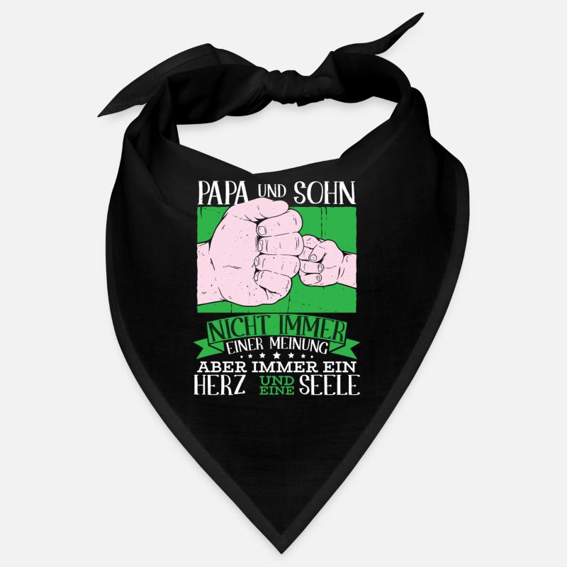 Papa und Sohn Bandana
