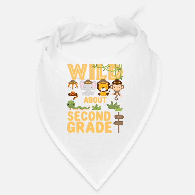 Wild About Second Grade 2nd Back To School Klassen Bandana