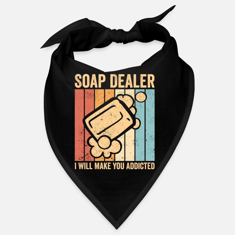 Funny soap making soap merchant Bandana