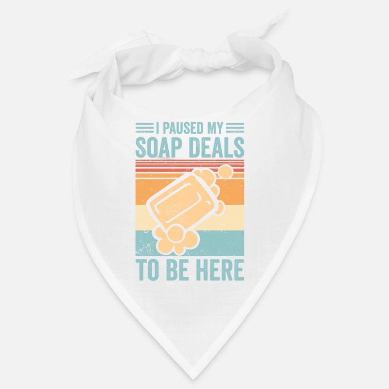 Funny soap making soap merchant Bandana