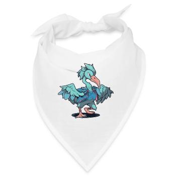 Schuhschnabel Tänzer - Bandana - Weiß - Vorne