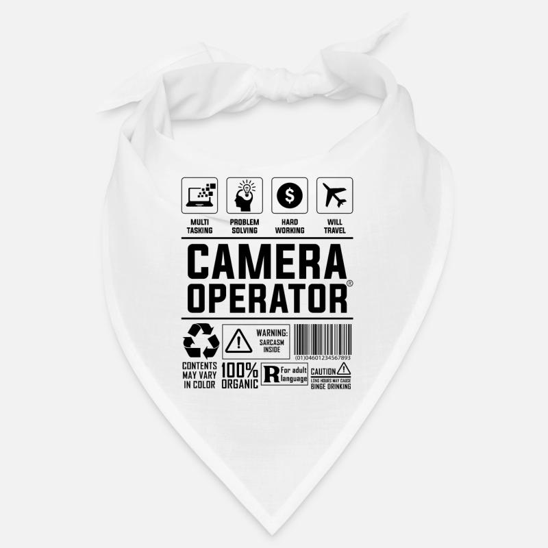 Camera Operator Loves Movie Maker Camera Operator Bandana
