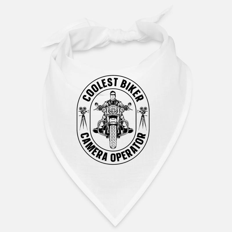 Coolest Biker Camera Filmmaker Opérateurs de caméra Bandana