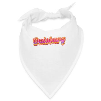 Duisburgerin Duisburger Duisburg - Bandana - Weiß - Vorne
