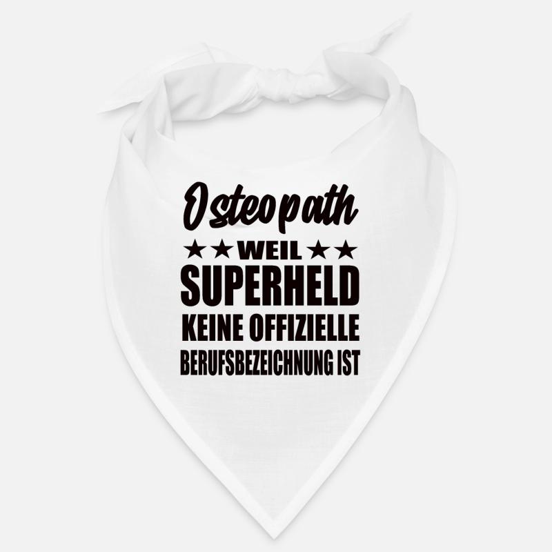 Osteopath Superheld Spruch Bandana