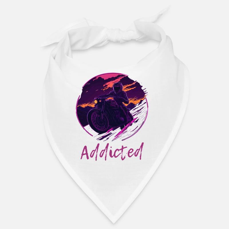 Synthwave Moto Accro Bandana