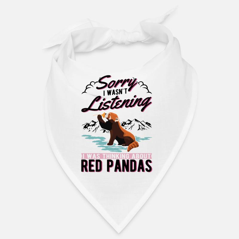 Red Panda Cadeau Chat Ours Panda Rouge Bandana