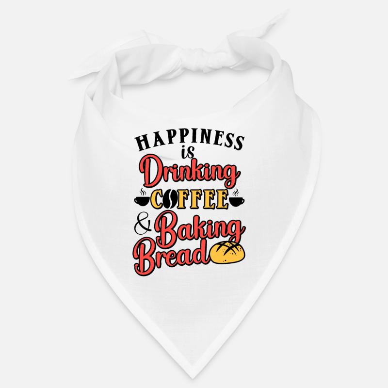 Baking Bread Drinking Coffee Caffeine Bread Baker Bandana