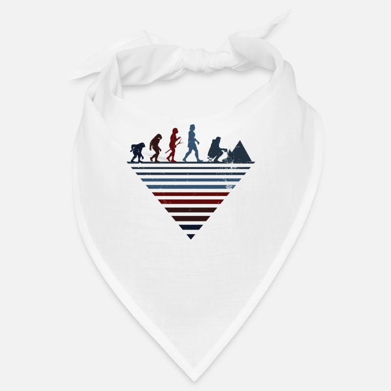 Human evolution - Vintages Camping Bandana