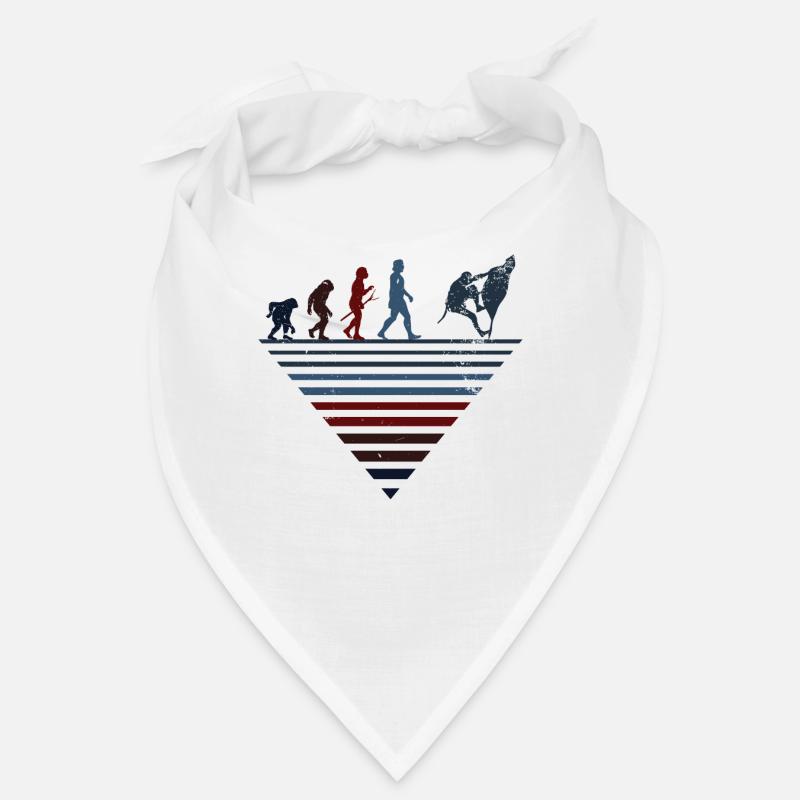 Menschliche Evolution - Vintage -Klettern Bandana