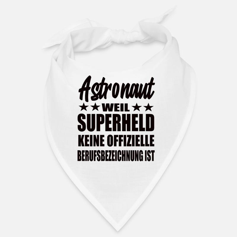 Astronaut Superheld Spruch Bandana