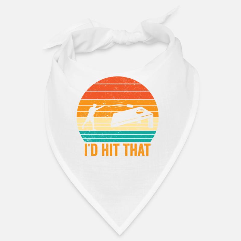Funny Cornhole Corn Hole Retro Bandana