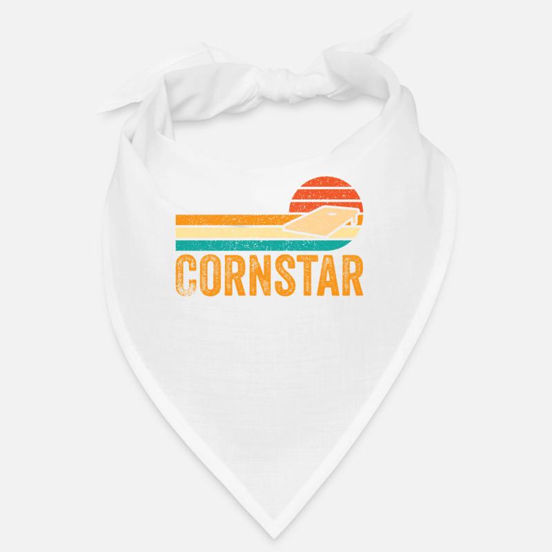Funny Cornhole Corn Hole Retro Bandana