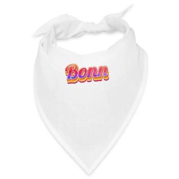 Bonnerin Bonner Bonn - Bandana - Weiß - Vorne