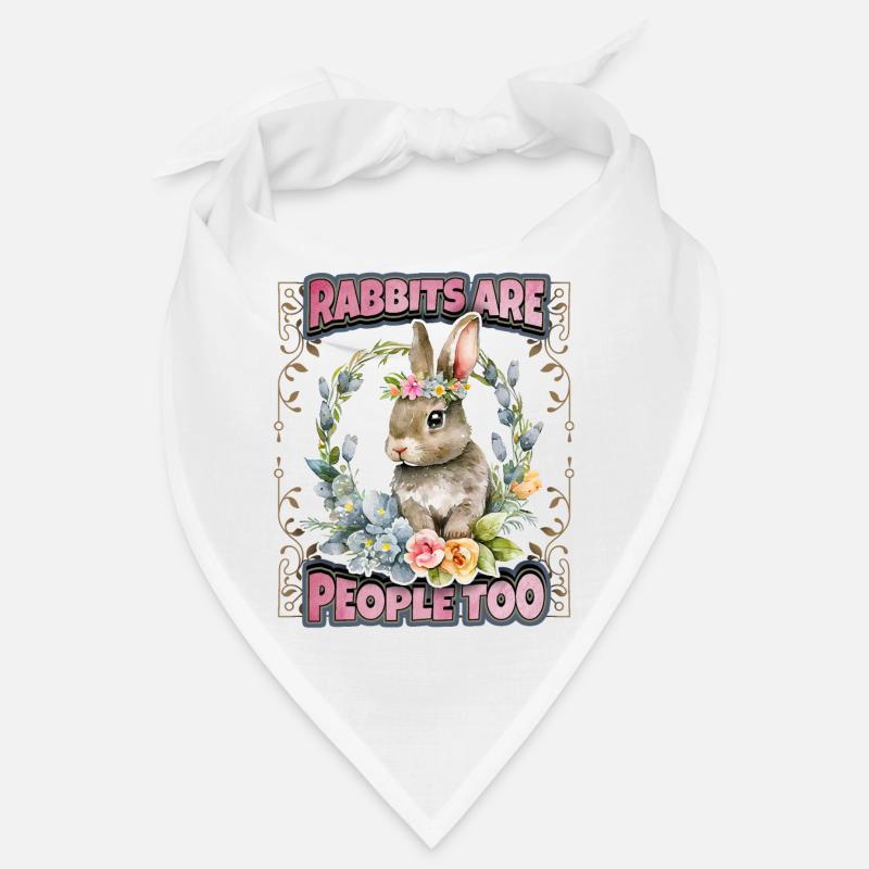 Rabbit Kawaii Illustration Rabbit Rabbit Rabbit Saying Bandana