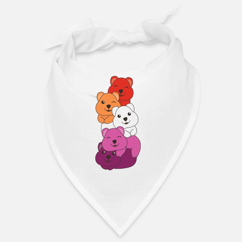 Lesbian Flag Pride LGBTQ Cute Quokka Stack Bandana