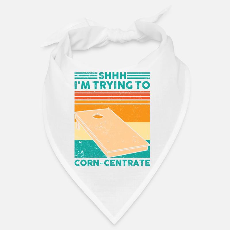 Drôle de trou de maïs Cornhole Retro Bandana