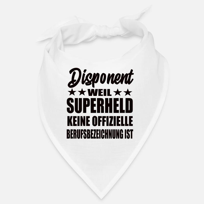 Disponent Superheld Spruch Bandana