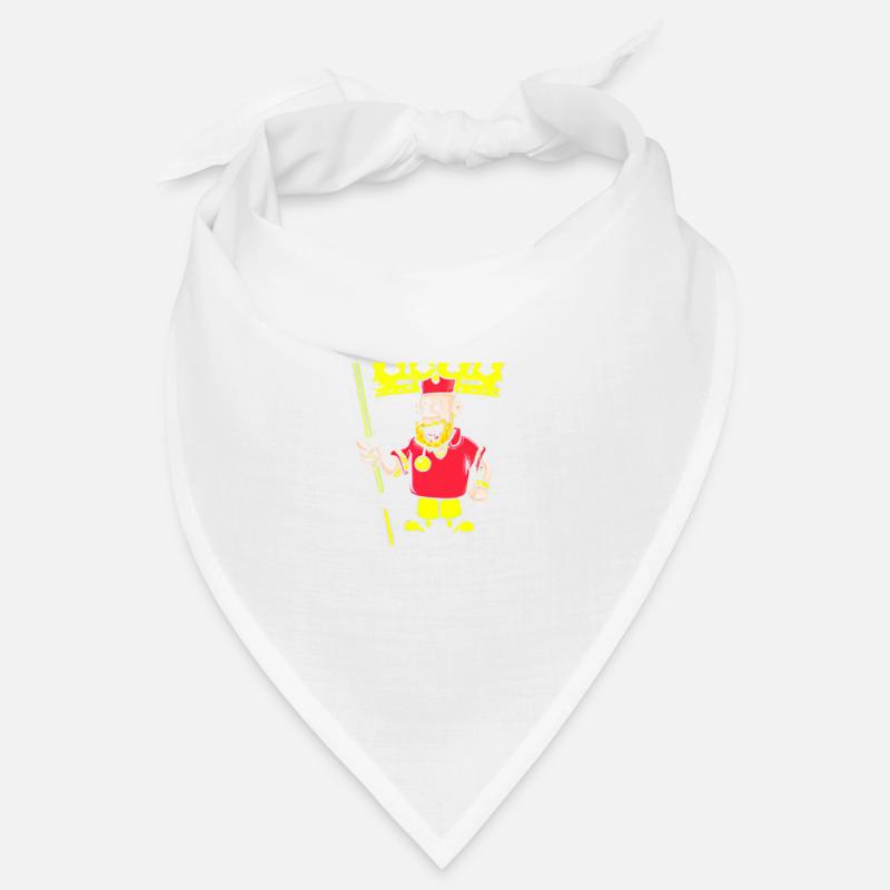 Golf Golf Funny King - Bandana - white