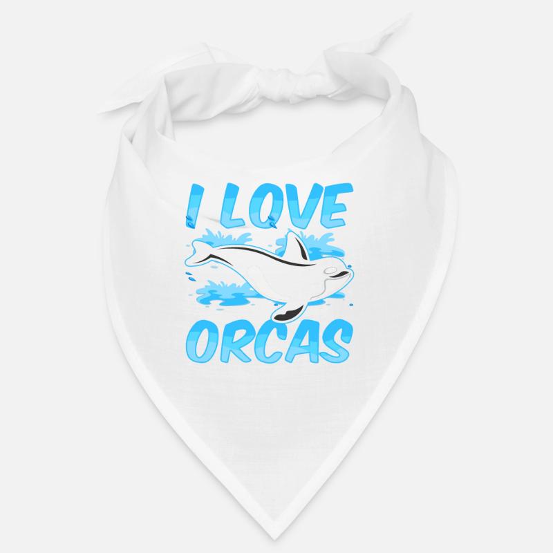 J’aime les orques baleine de mer Orca Protect Bandana