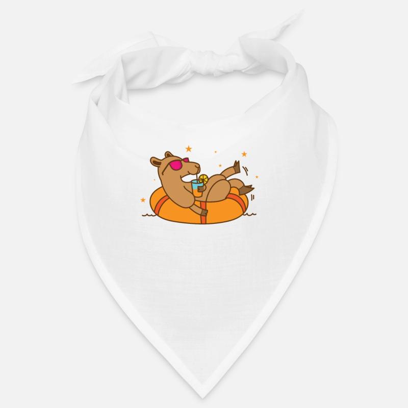 Camel bathing on holiday Dromedary Bandana