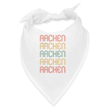Aachenerin Aachener Aachen - Bandana - Weiß - Vorne