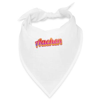 Aachenerin Aachener Aachen - Bandana - Weiß - Vorne