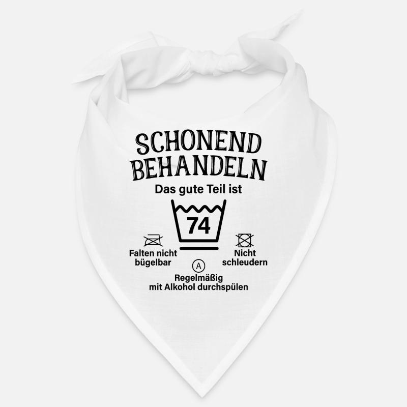 74. Geburtstag Schonend Behandeln 74 Teil Ist 74 Bandana