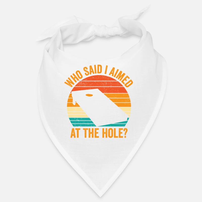 Funny Cornhole Corn Hole Retro Bandana