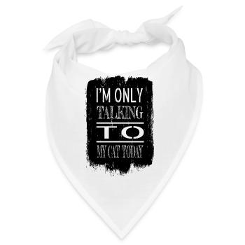jokes bow tie sayings humor present statement - Bandana - Weiß - Vorne