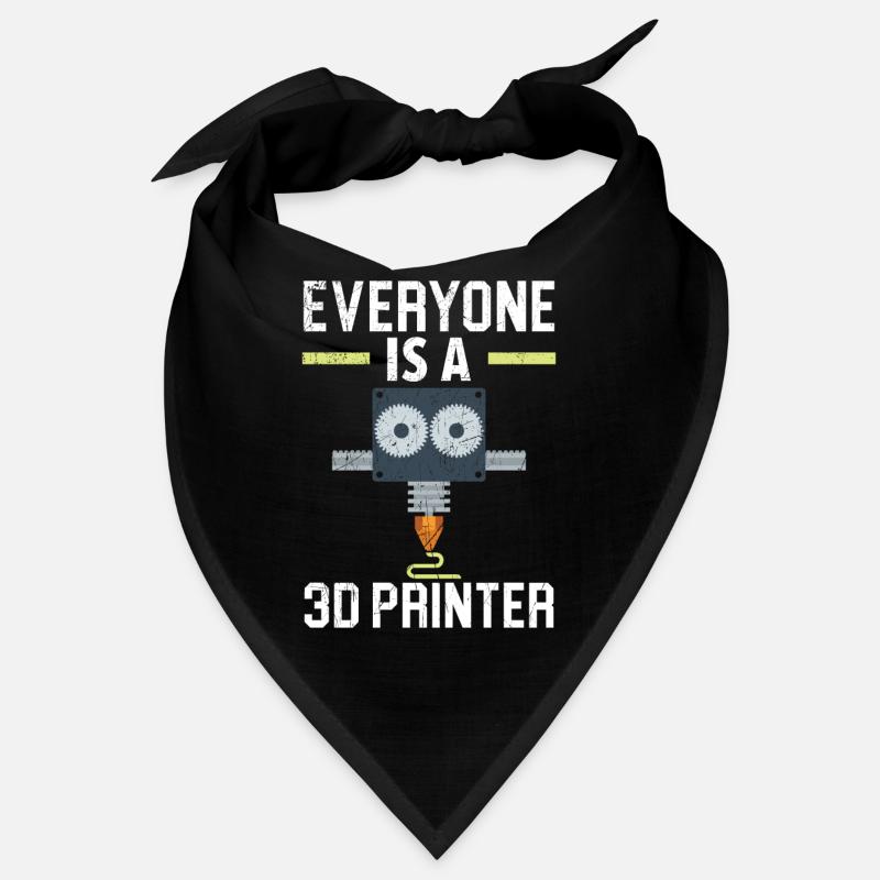 Tout le monde est un imprimeur 3D, un machiniste, un programmeur CNC Bandana