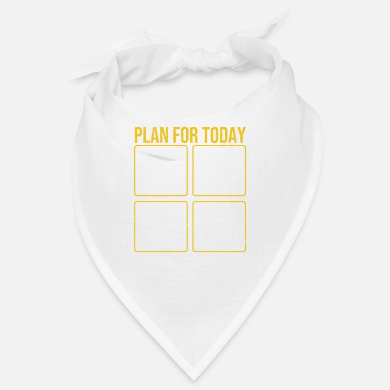 Plan for Today Coffee Boat Wave Wakeboard Beer Bandana