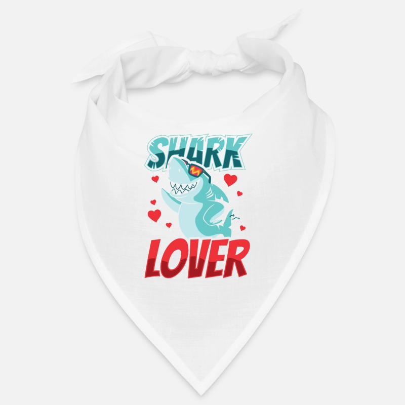 Amoureux des requins Requins Requin Plongée Shark Dent Bandana
