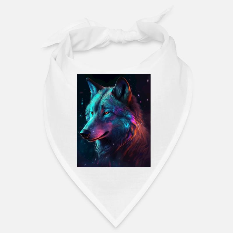 Wolf Galaxy Space Grafik Vabriant Farbe Bandana