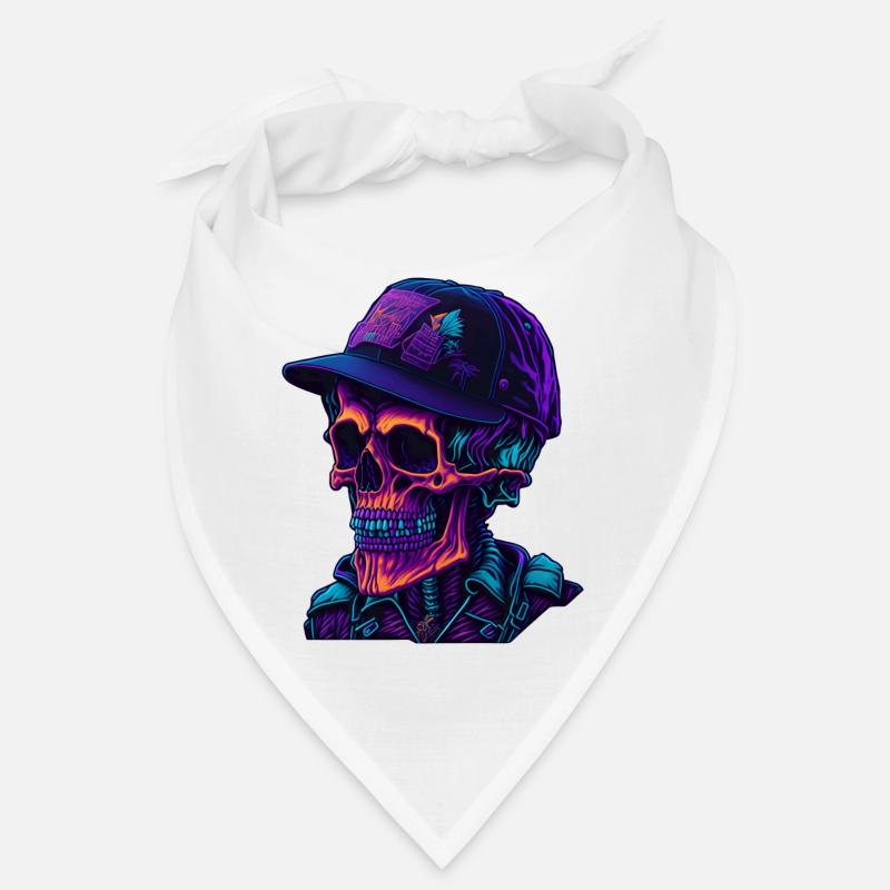 Squelette avec casquette Bandana