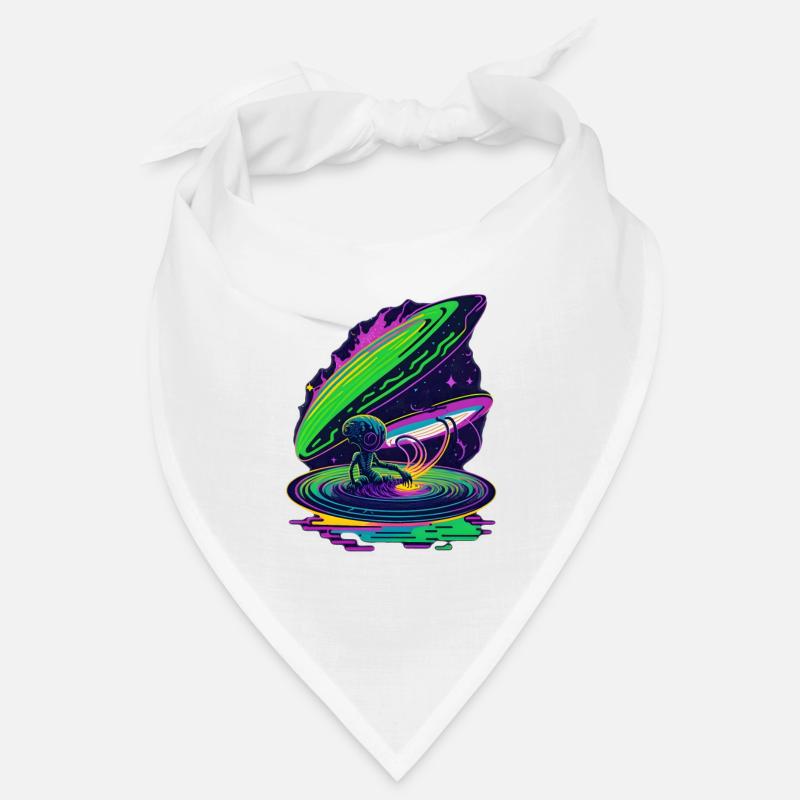Space Bathing Alien Bandana