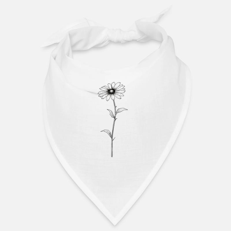 Gänseblümchen Sillouetthe Bandana