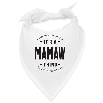 Mamaw's Got Jokes - für Mütter und Omas - Bandana - Weiß - Vorne