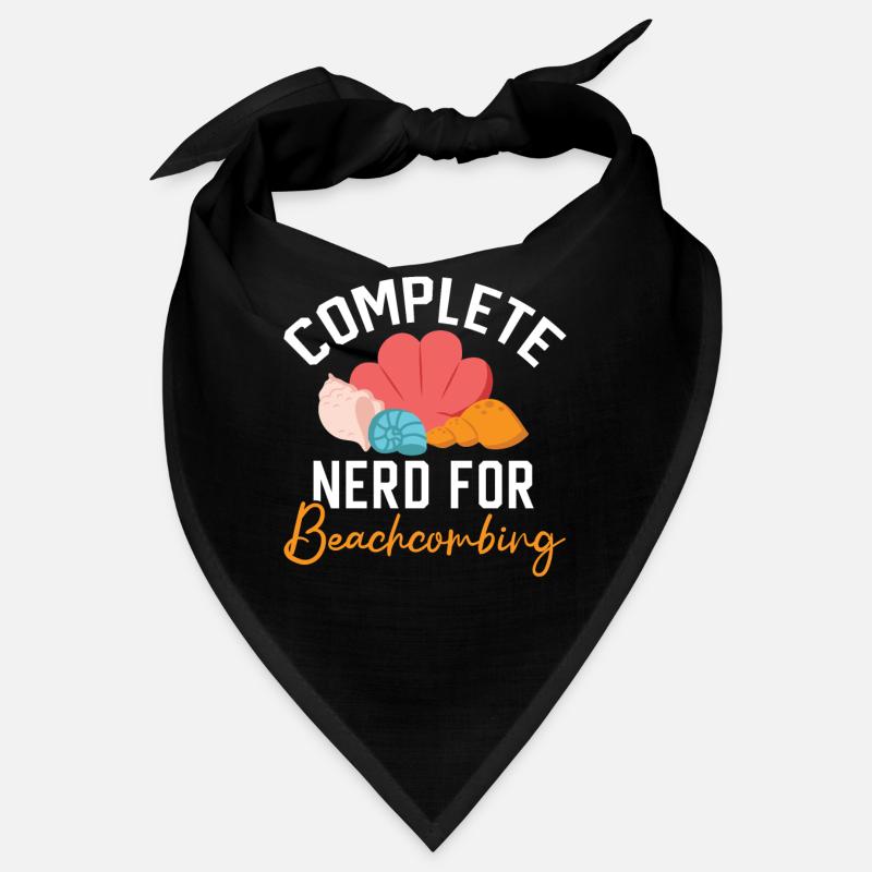 Complete Nerd for Beachcombing Seashell Beachcomb Bandana
