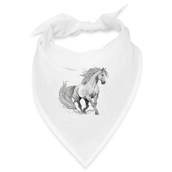 Wildpferd - Bandana - Weiß - Vorne