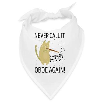 Orchester und Holzblasinstrument - Bandana - Weiß - Vorne