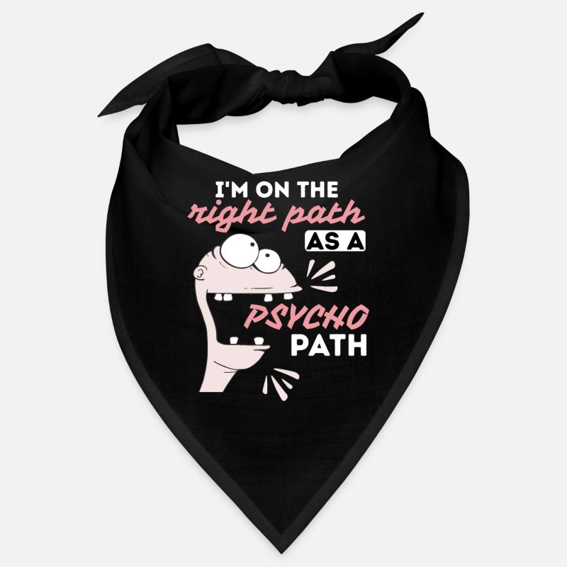 Comic Psychopath, funny saying Bandana