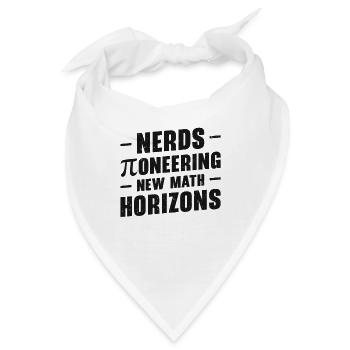 Pi Day Nerd Pi Symbol Zahl Nerdy Mathematik - Bandana - Weiß - Vorne