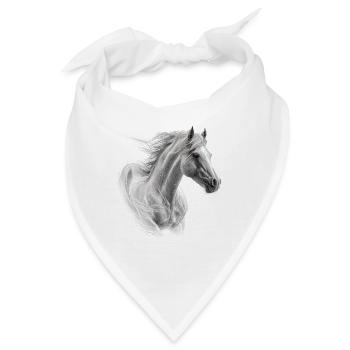 Wildpferd - Bandana - Weiß - Vorne