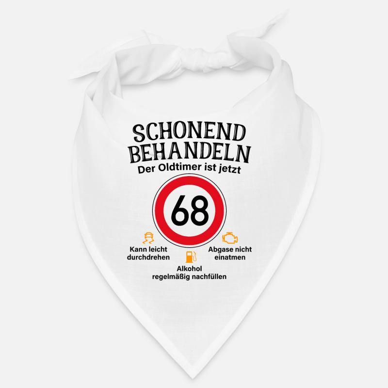 68. Geburtstag Schonend Behandeln Oldtimer Ist 68 Bandana